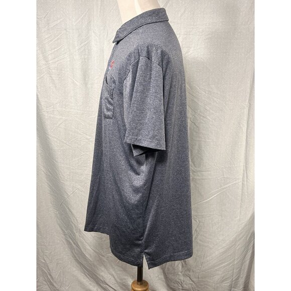 Domino’s Pizza Employee Polo Shirt XL Blue Performance Stretch Work Uniform - Picture 6 of 13